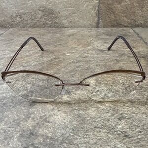 Silhouette 5550 FU 6040 Eyeglass Frames Titanium Rimless Austria 52-17-135-40mm